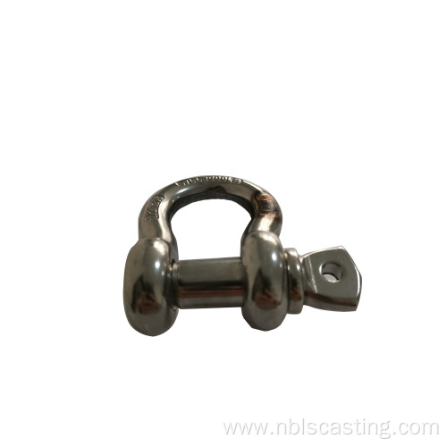 Factory Price stainless steel d ring shackle buckle